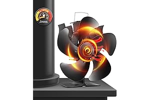 Fireplace Fan, Wood Burning Heat Powered, Quiet Operation