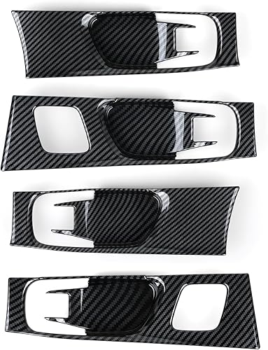 Miniatura 63 de Car Central Armrest Box Cover Decals for 2022 2023 2024 2025 Honda Civic 11th Gen Accessories ABS Carbon Fiber Interior Stickers