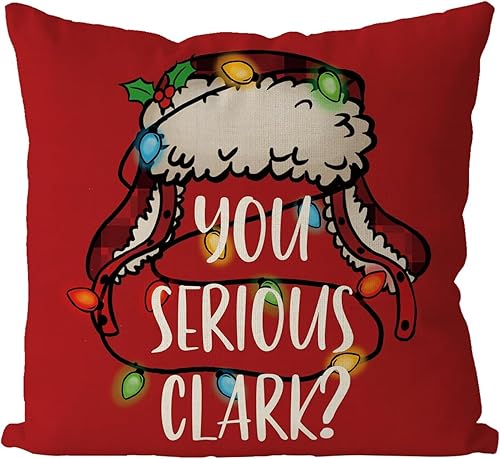 Miniatura 7 de Fundas de almohada de Navidad de 20 x 12 pulgadas almohadas You Serious Clark de invierno decoración del hogar sala de estar casa funda de cojín