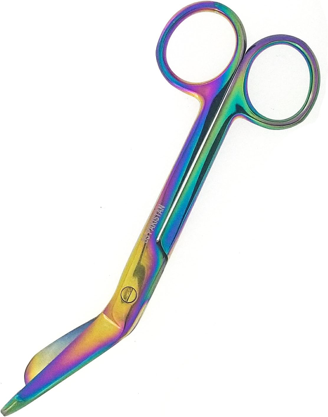 Titanium Galaxy Rainbow 3 Pc - 3.5", 5.5" and 7.5" Ultimate EMS Bandage Lister Scissor Ideal for Nurses, EMT, Medical Students, Firefighter, Fisherman, Hobbiest and Taxidermy