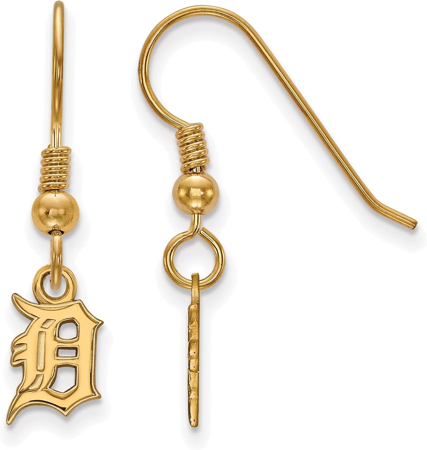 Detroit Tigers Logo Dangle Earrings
