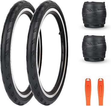 16 x 1-3/8 Bike Tire City Bike Tire 16 x 1-3/8 inch Anti-Slip Foldable Replacement Tire for Folding Bike City Bike BMX