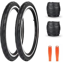 16 x 1-3/8 Bike Tire City Bike Tire 16 x 1-3/8 inch Anti-Slip Foldable Replacement Tire for Folding Bike City Bike BMX