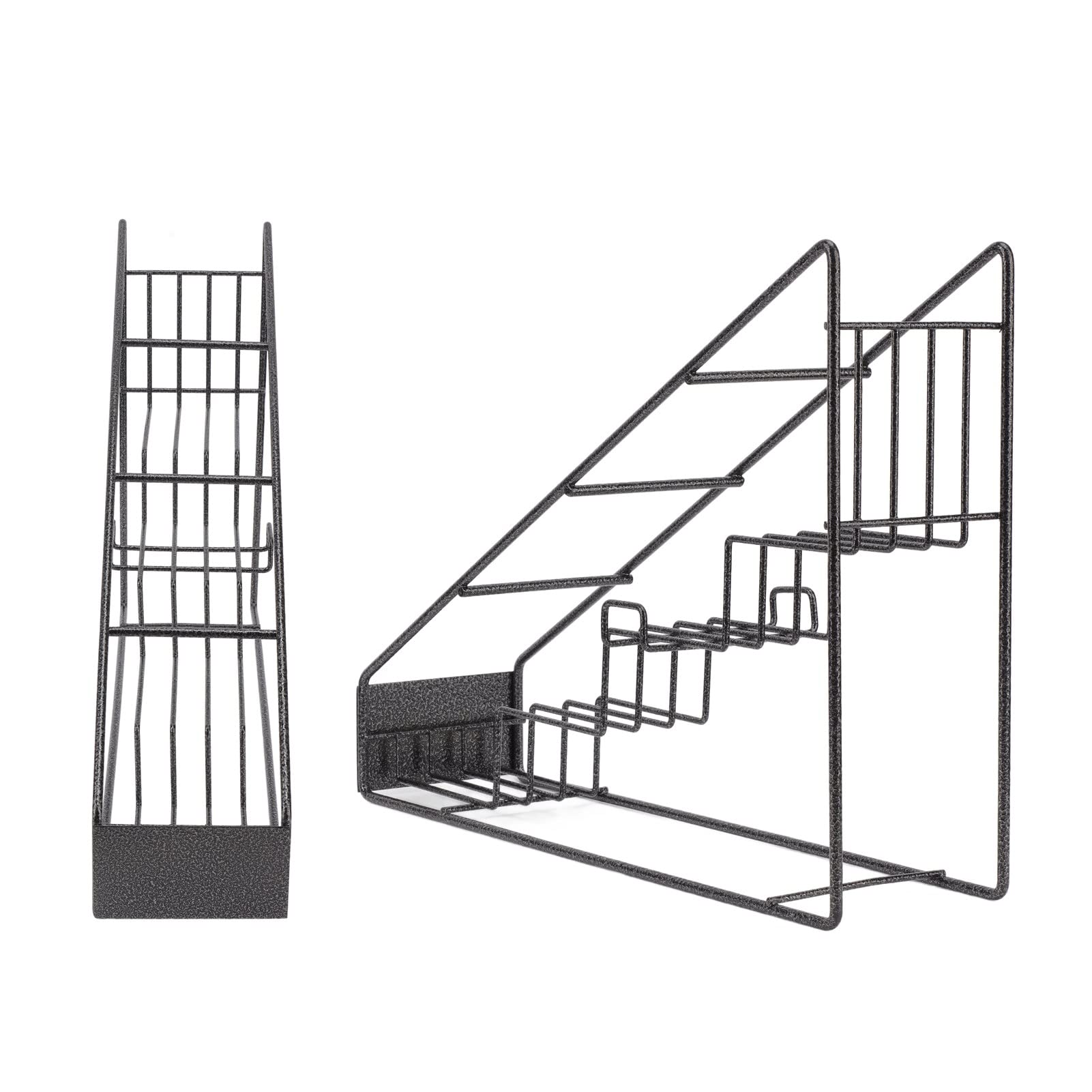 Portabotellas de Alambre de Acero Inoxidable, Estante de Escalera de 4