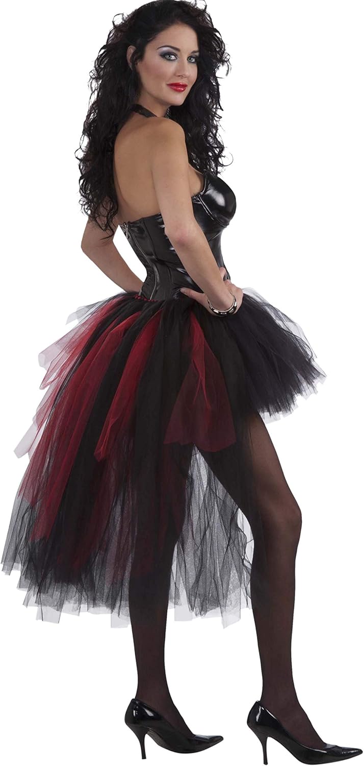 Woman's Vampiress Burlesque Tutu Costume