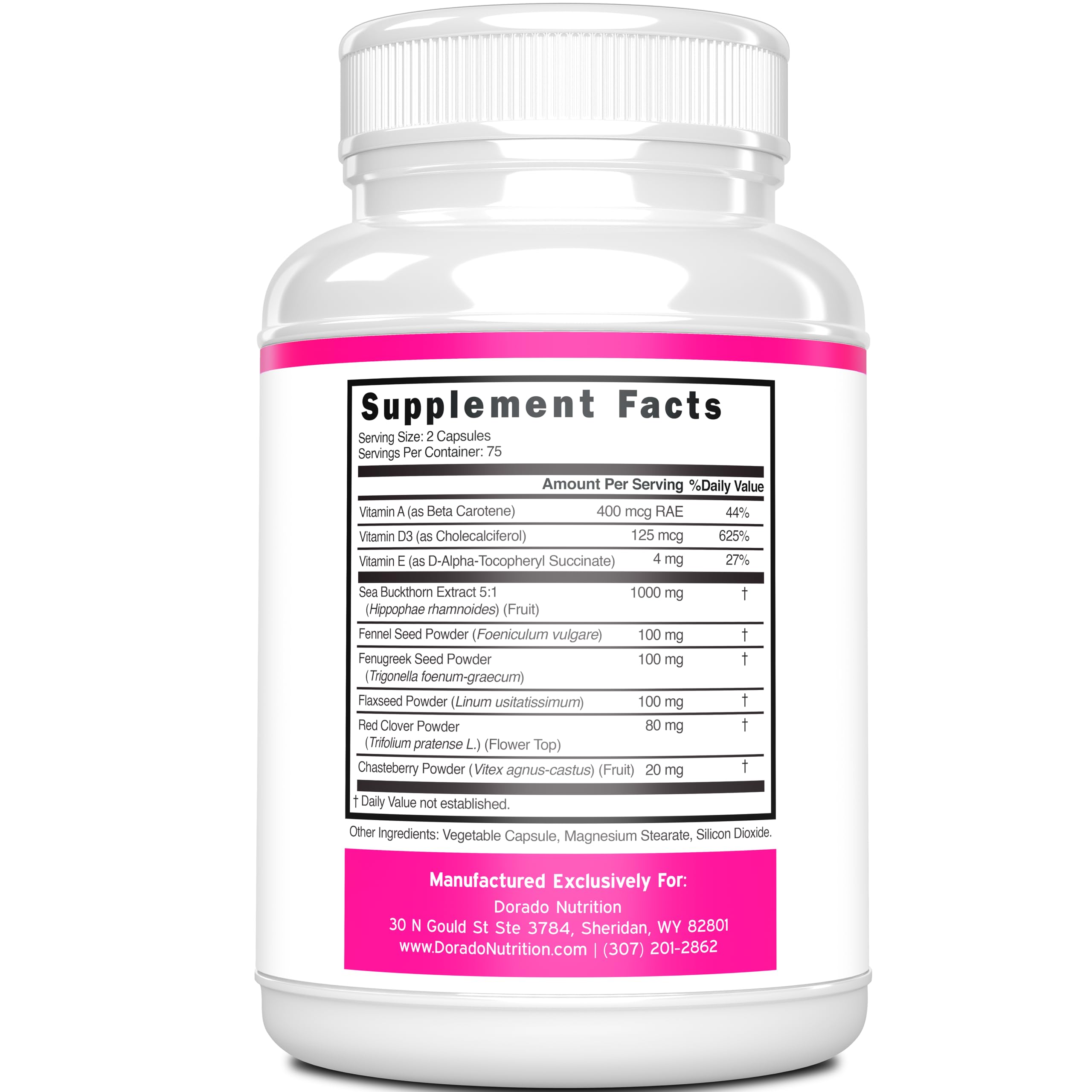 Vaginal Moisturizer & Dryness Supplement (150 Capsules) Support Vaginal Wetness & Health - Female Lubrication - Made in USA - Vegan, Non GMO, 3rd Party Tested - Best Product - 2.5 Month Supply