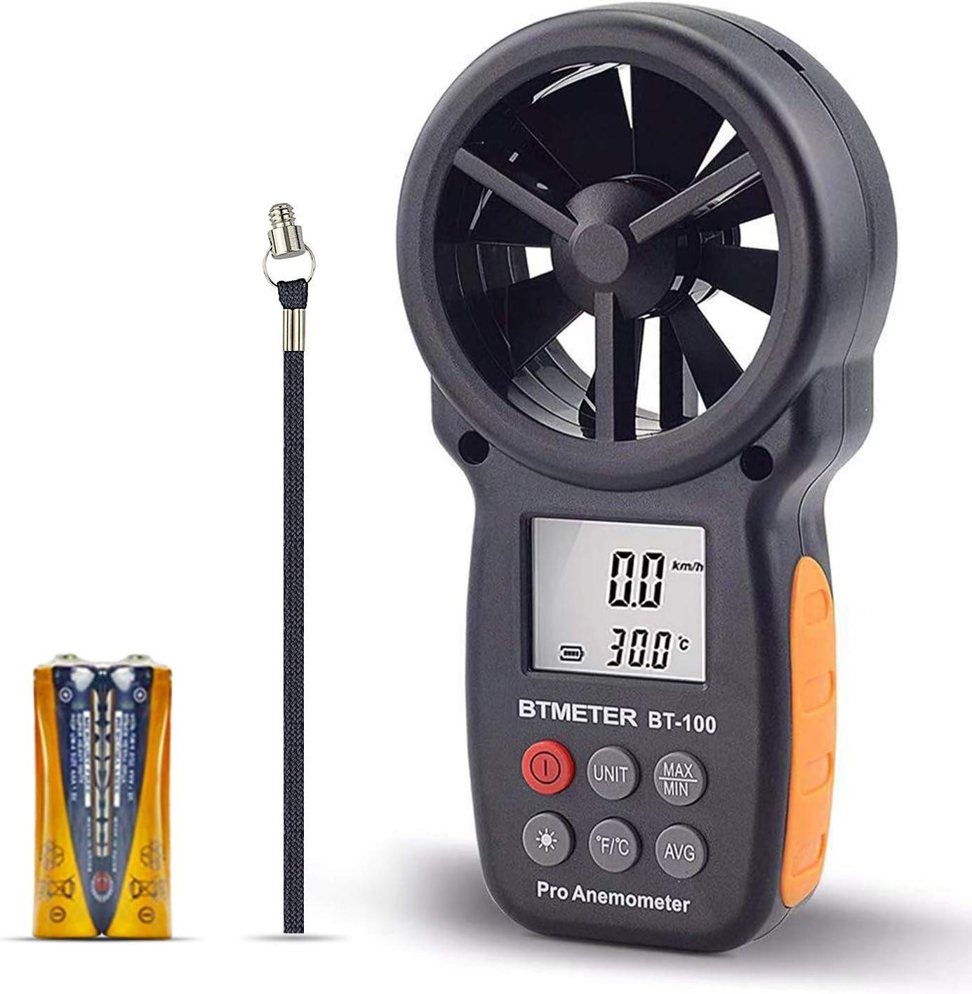 UNIT UT363 Digital Mini Wind Air Speed Meter Anemometer