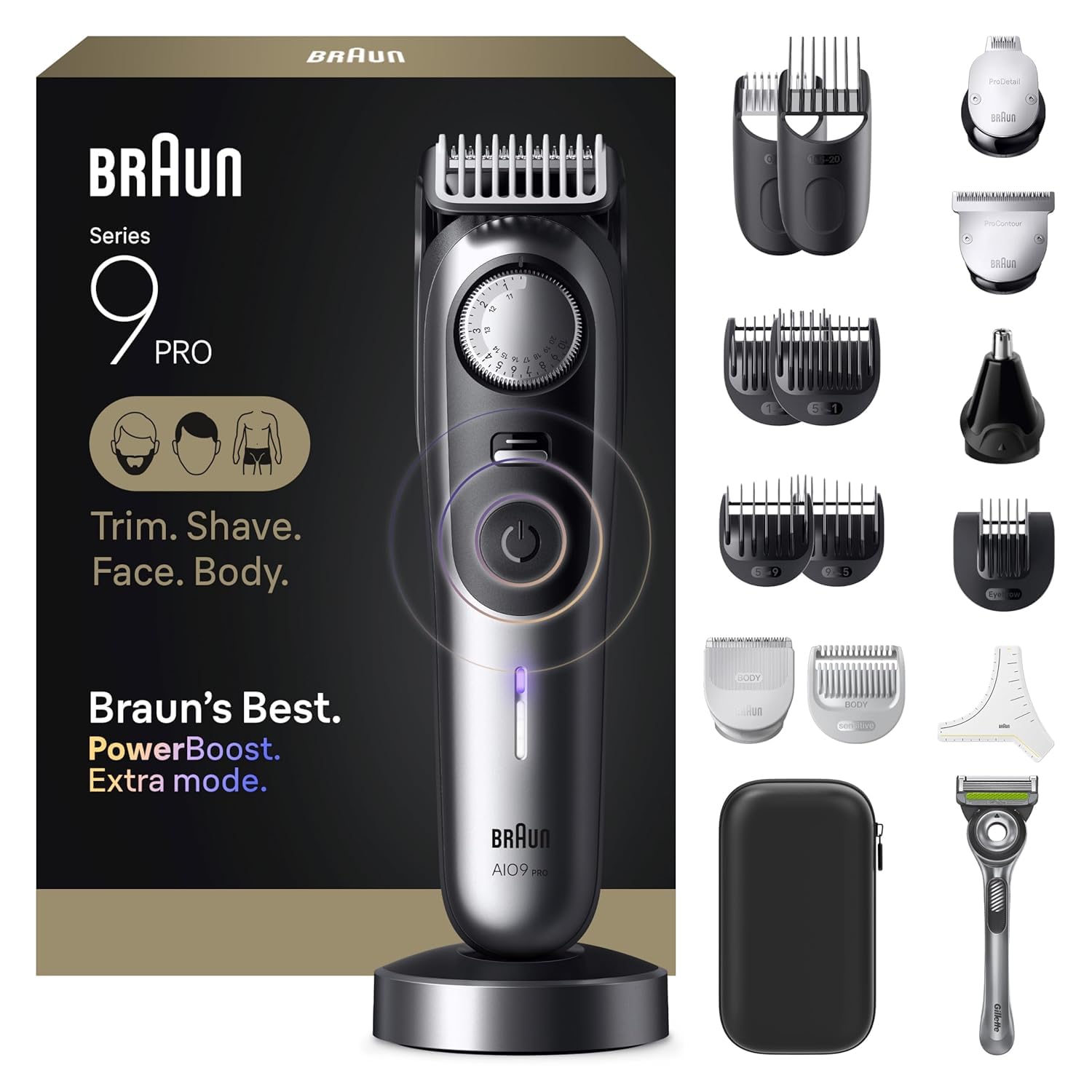 Amazon.com: Braun All-in-One Series 9 PRO Men's Electric Beard