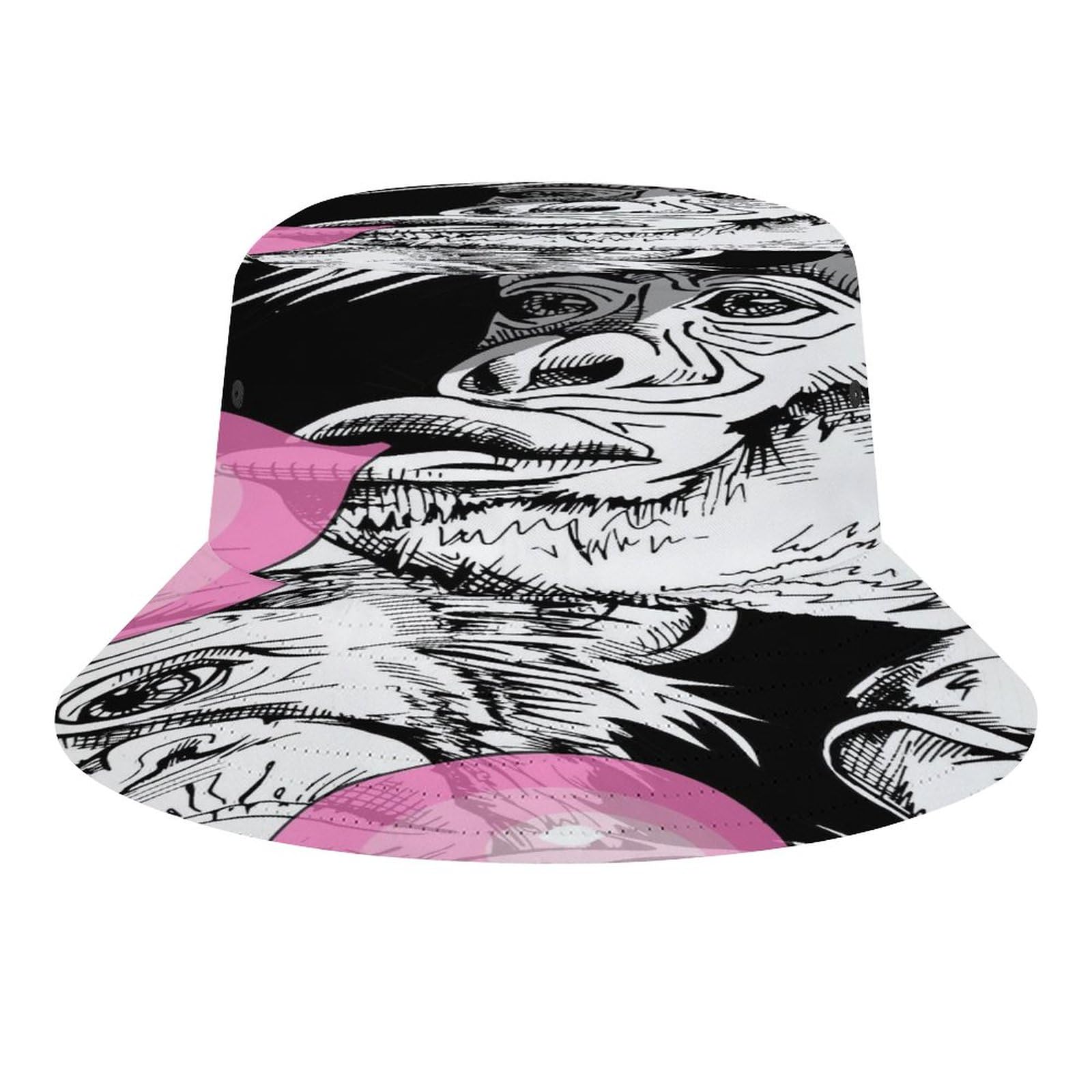 Bucket Hats Cute Ape Fisherman Hat Sun Cap for Men Women Multi