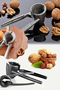 Orret Home Walnut Cracker Metal Walnut And Hazelnut Cracker Hazelnut Crushing Tool Hazelnut Crusher Walnut Crusher (Model of 2)