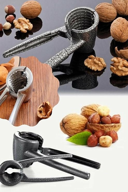 Orret Home Walnut Cracker Metal Walnut And Hazelnut Cracker Hazelnut Crushing Tool Hazelnut Crusher Walnut Crusher (Model of 2)