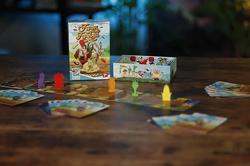 Miniatura 4 de IELLO France Farm & Furious - Juego de cartas de carreras de animales, niños y familia, a partir de 7 años, 2-5 jugadores, 10 minutos