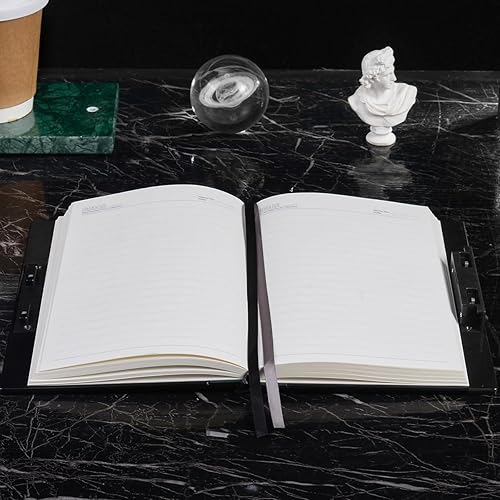 Miniatura 3 de Lujoso diario con bloqueo de contraseña integrado, diseño plano de 180, diario de bloqueo para hombres y mujeres, organizador de planificador