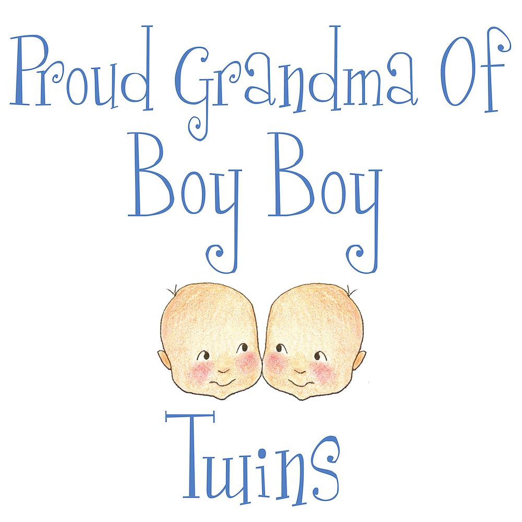 CafePress Proud Grandma Of Boy Twins Mug 11 oz (325 ml) Ceramic Coffee Mug