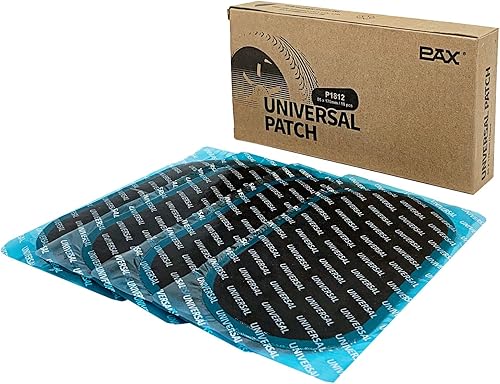 Miniatura 10 de PAX 25 parches universales ovalados de reparación de tubos y neumáticos, para neumáticos radiales y sesgados, motocicleta, automóvil, camión,