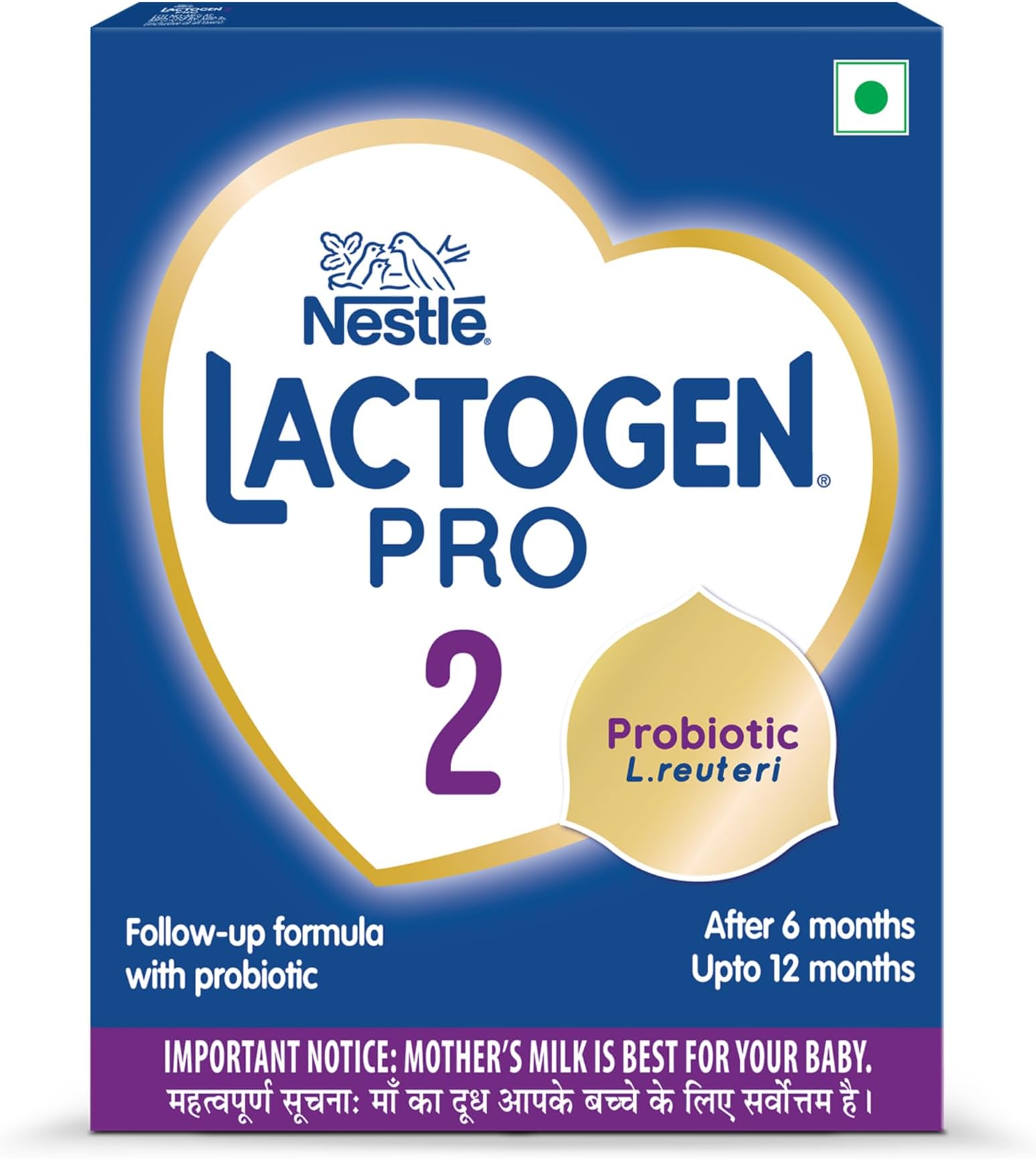 Pro 2 Powder, Follow-Up Formula With Probiotic, After 6 Months Up To 12 Months, Bag-In-Box Pack, 400g.