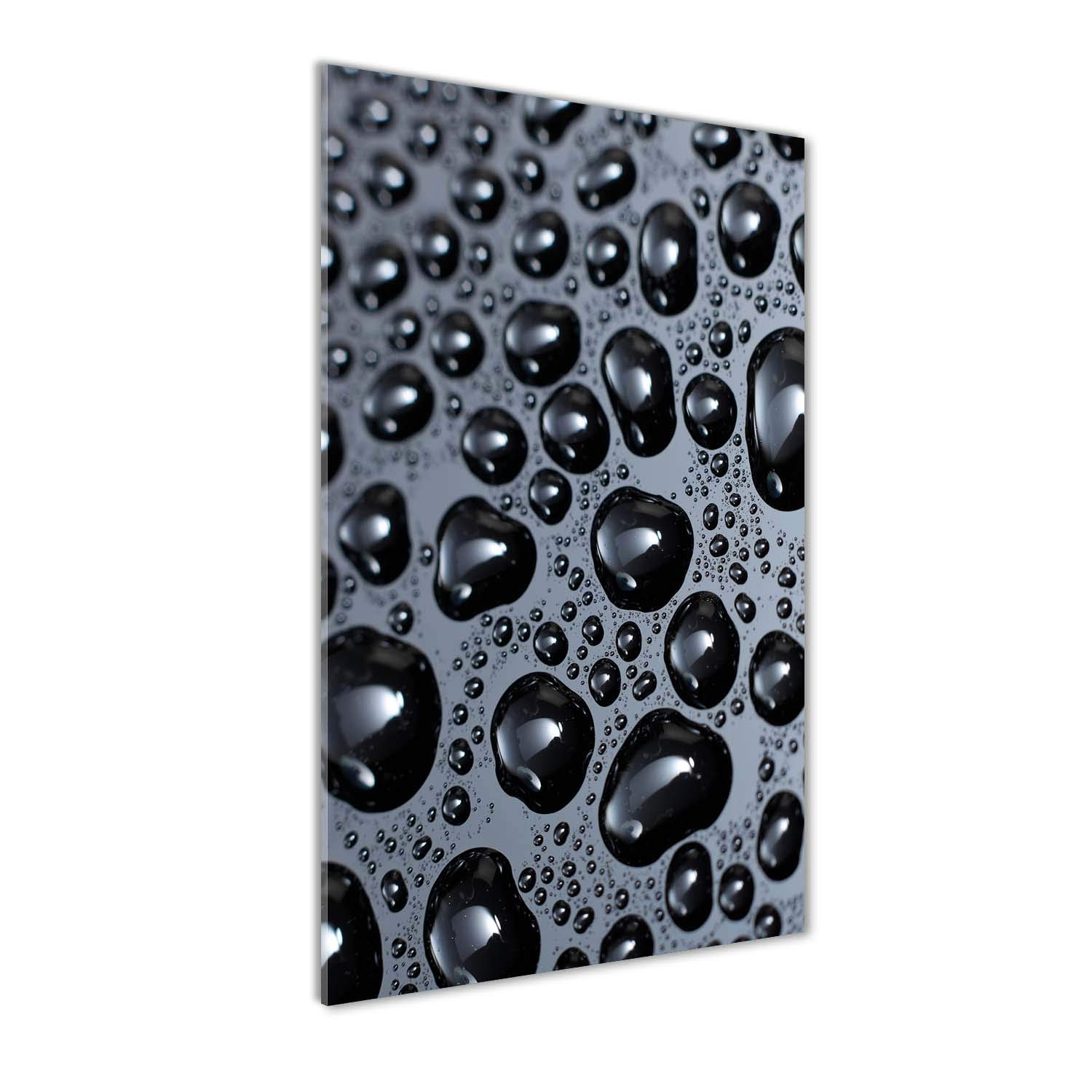 Impression sur verre acrylique Tulup 70x140 tableau mural plexiglas noir salon