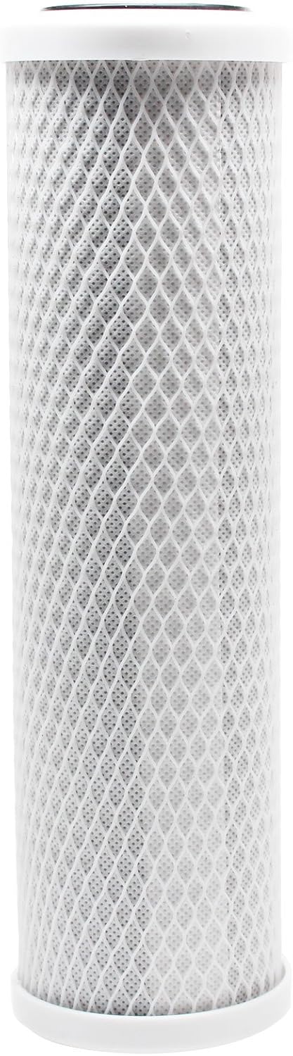 10-Pack Activated Carbon Block Filter Replacement for US Water Systems 200-GX-4050 - Universal 10 inch Filter Compatible with US Water Galaxy 4-Stage Reverse Osmosis System - Denali Pure Brand