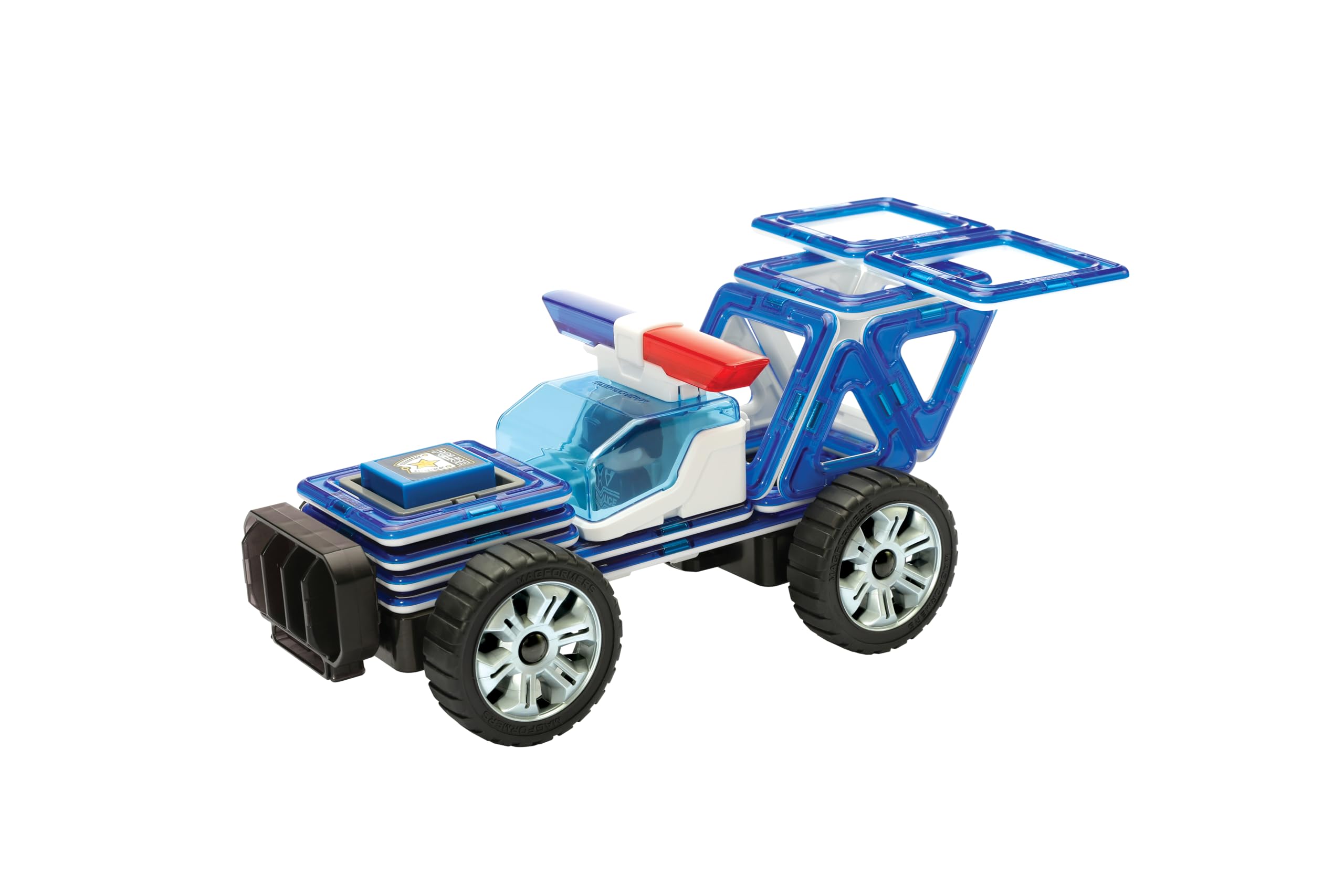MAGFORMERS GmbH 278-55 Magformers Amazing Police Set 50T, kolorowy