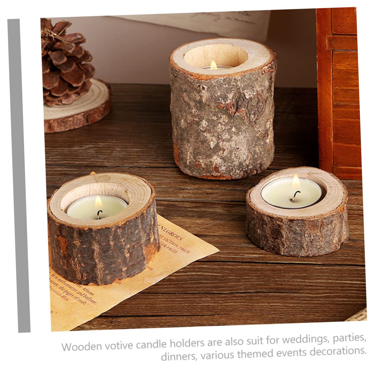 Luxshiny 5 Set Portacandele Da Portacandele Per Tealight Per Decorazioni Matrimonio E Speciali Atmosfera E Ristoranti 2 Pezzi*5
