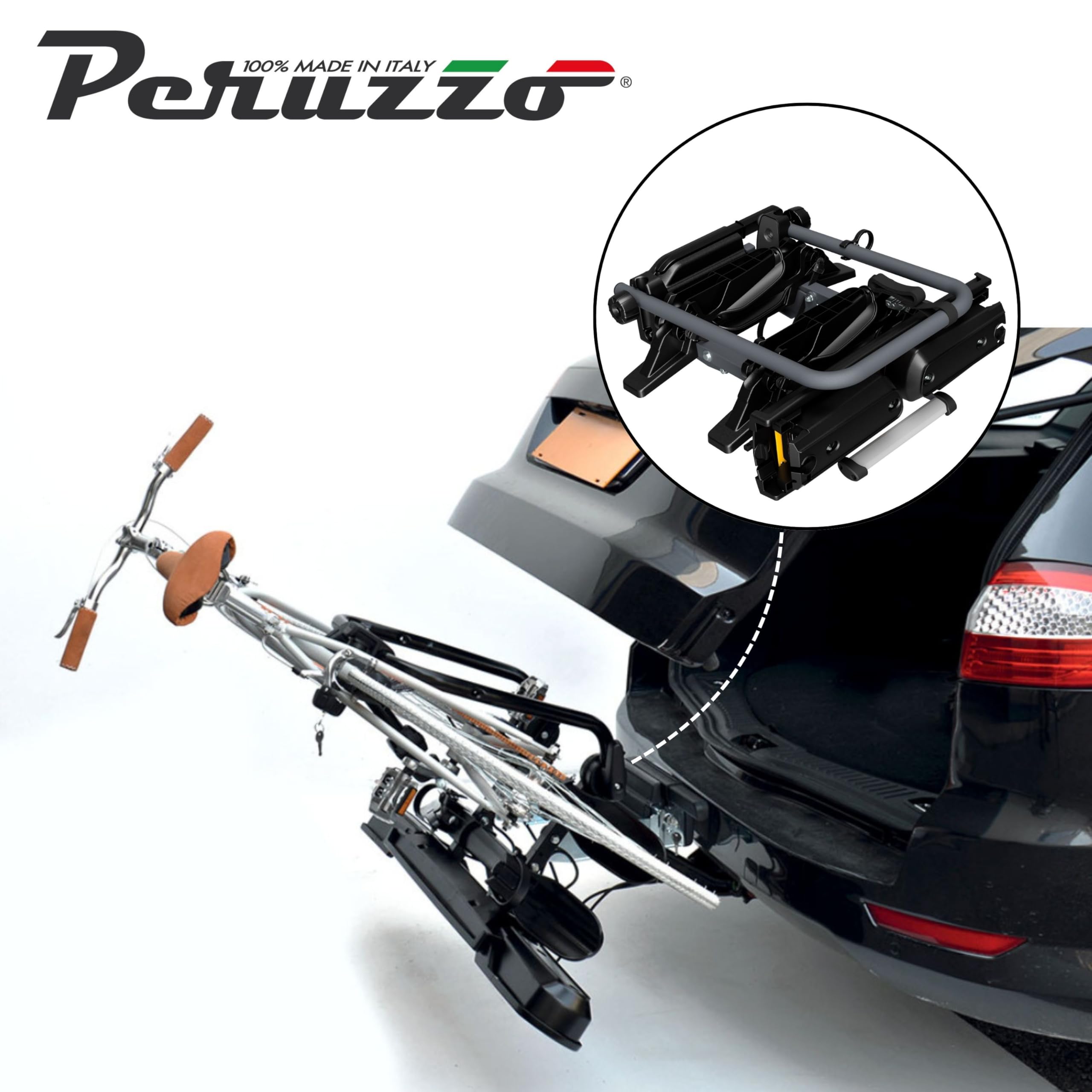 PORTABICI A LA BOLA PERUZZO PURE INSTINCT 2 BICIS