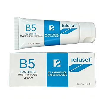 B5 Soothing Treatment Multipurpose face cream, safe for all skin.
