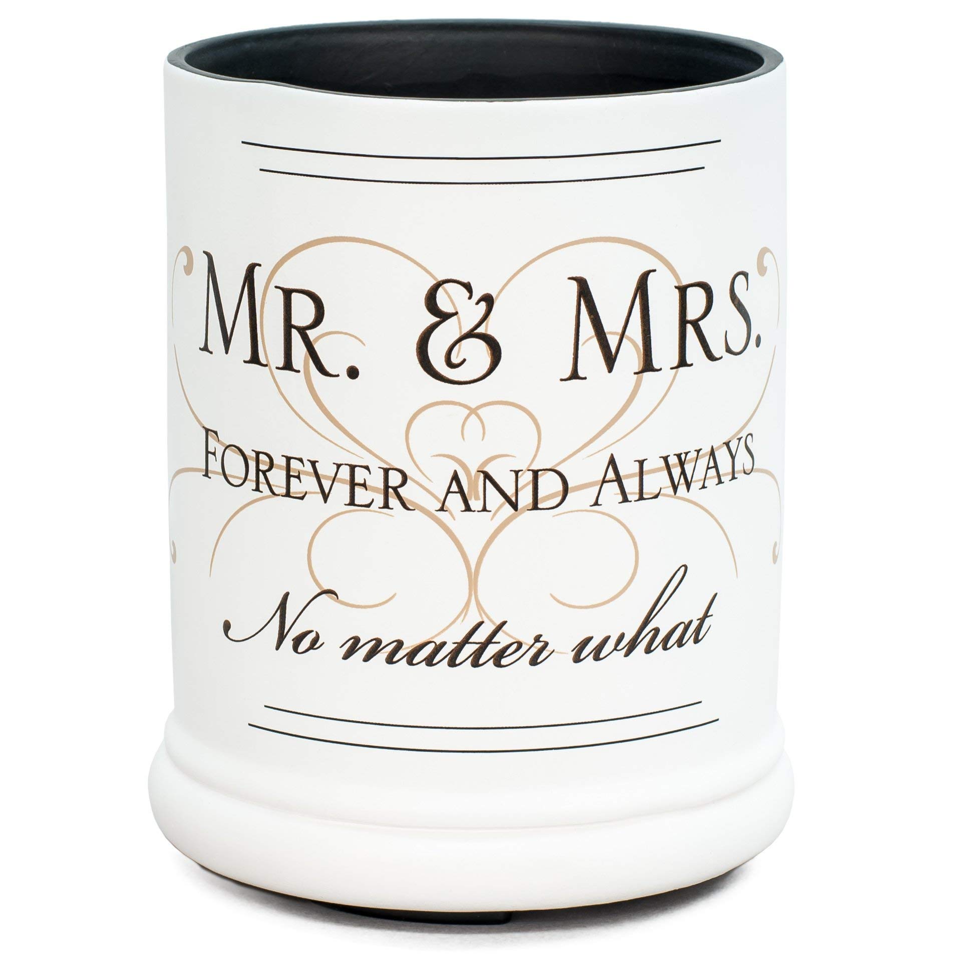 Courtney's Candles Aurora Black Candle Lamp Warmer and Courtneys 26 oz Candle - DREAMCICLE