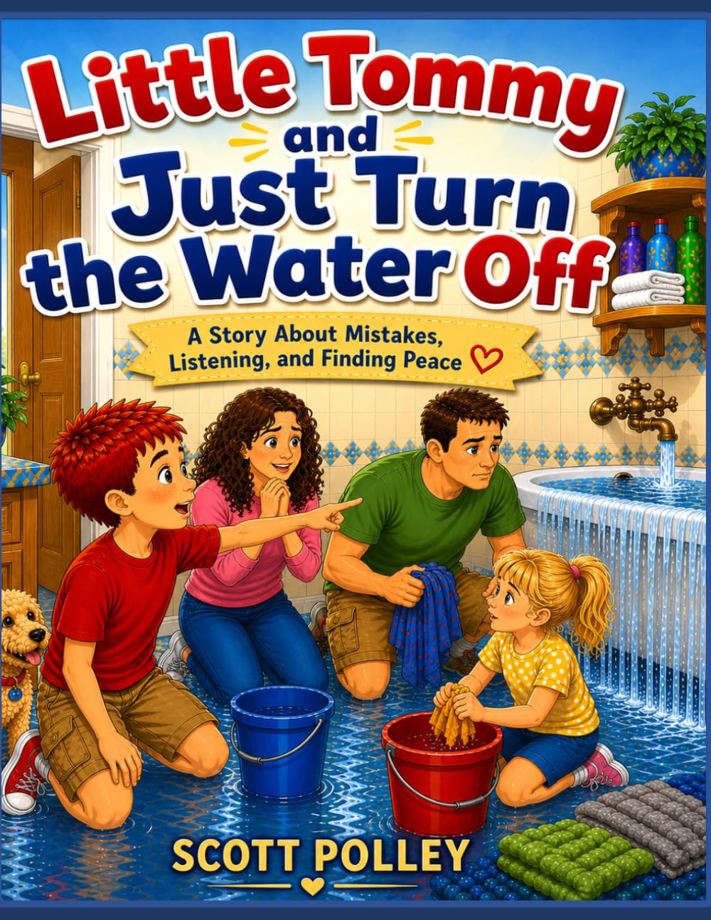 Little Tommy and Just Turn the Water Off: A Story About Mistakes, Listening, and Finding Peace (The Adventures of Little Tommy)