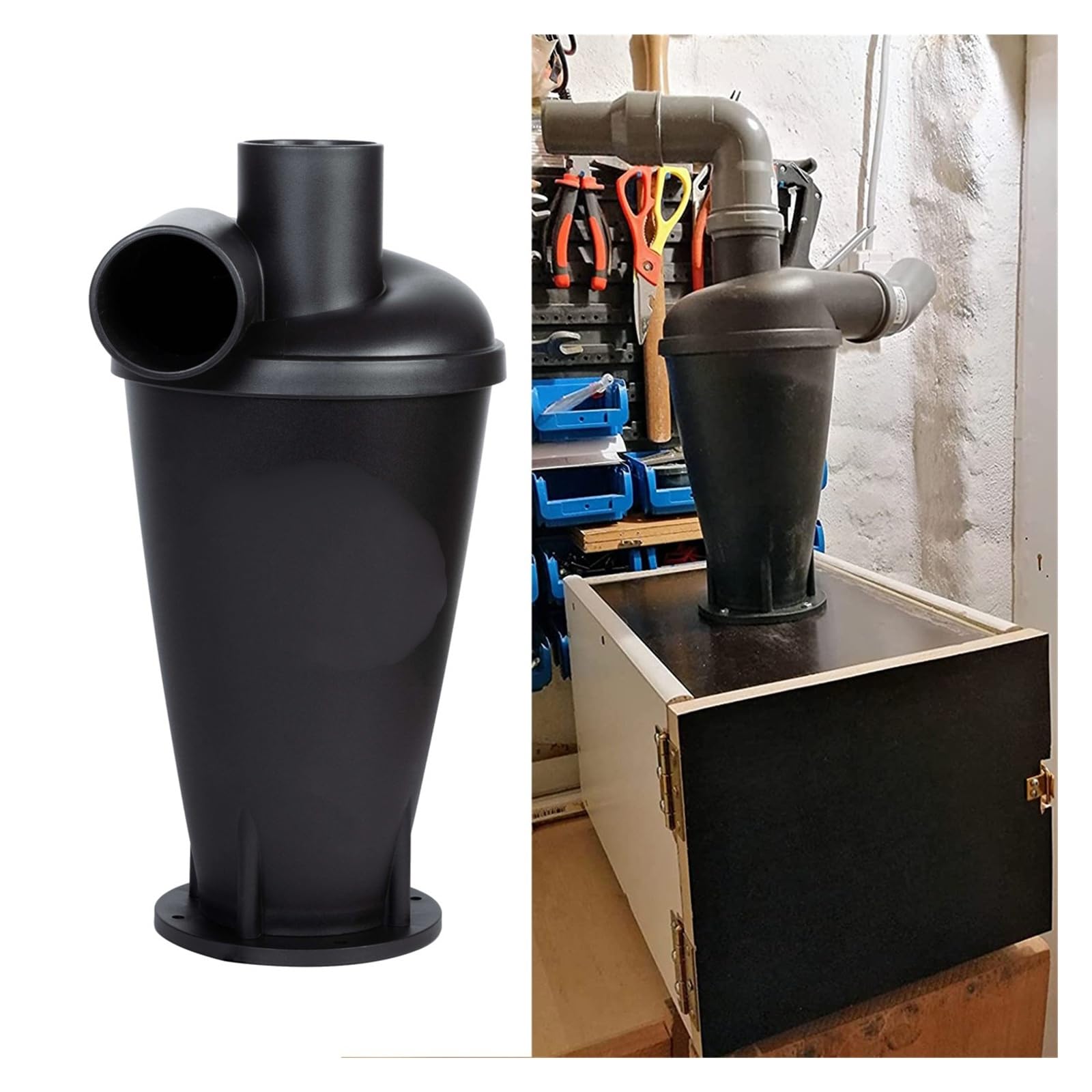 Dust Cyclone Fai Da Te, Aspiratore Industriale Turbocompresso Di Terza Generazione For La Pulizia Della Casa Con Base Flangiata, Accessori Di Ricambio