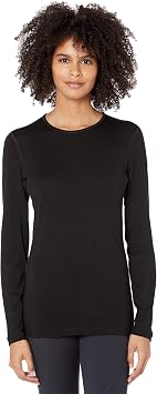 icebreaker Womens Merino 260 Tech Long Sleeve Crew Thermal Top, Merino Wool Base Layer Shirt