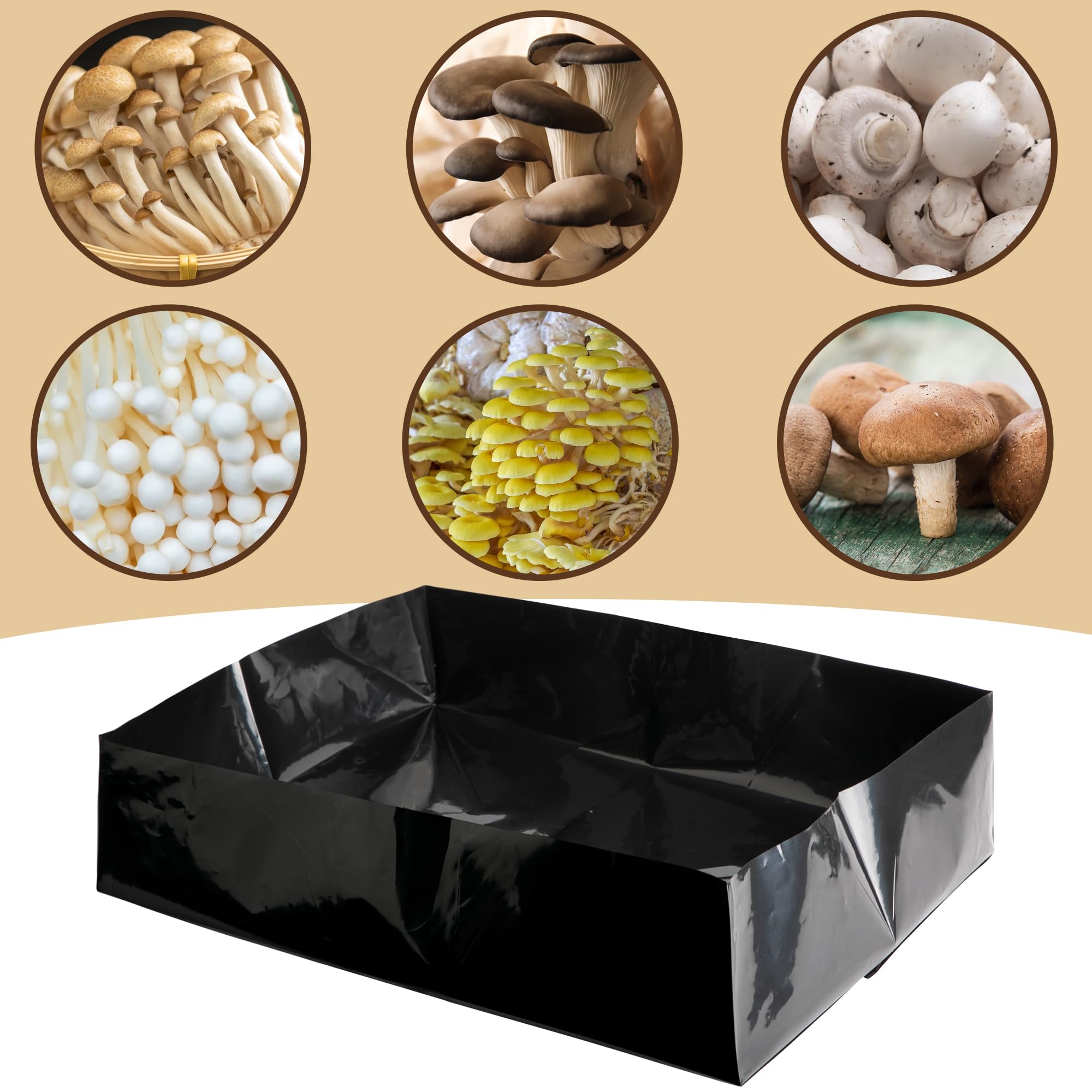 mushroom　0102 ♡ Amazon.com: Adnee 10 Pcs Mushroom Monotub Liners-16