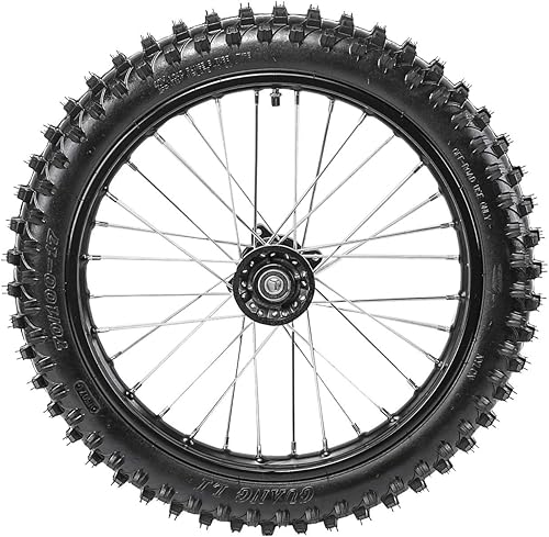 Miniatura 3 de Ruedas delanteras 70100-17 + 90100-14 traseras Neumáticos para motocicletas Dirt Pit  Neumáticos y llantas de 2.75 x 17 y 3.5-14 tubos interiores