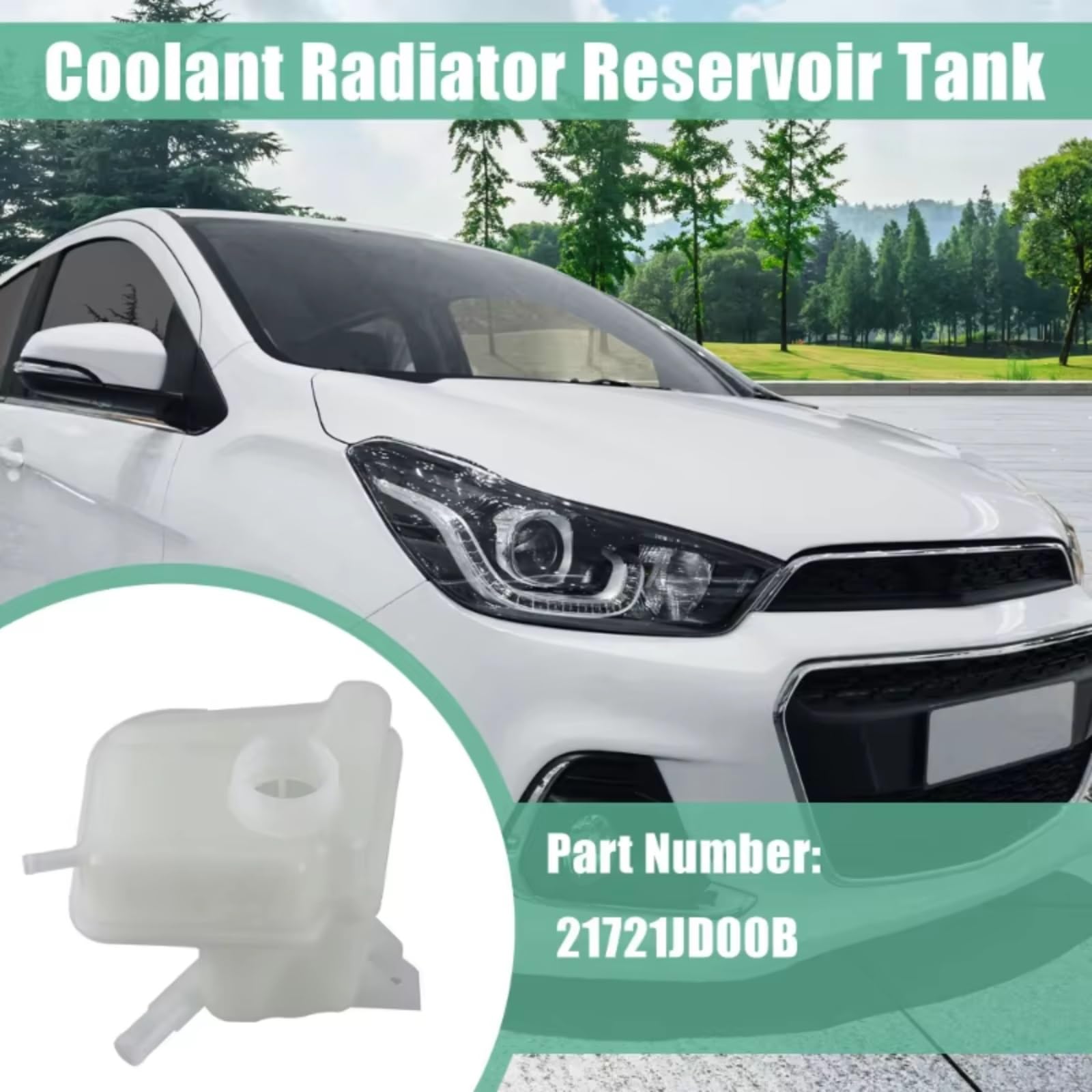 Compatibile Con Nissan Per Qashqai J10 2006-2013 Serbatoio Espansione Di Espansione Liquido Raffreddamento Radiatore Con Tappo 21721JD00B Piezas
