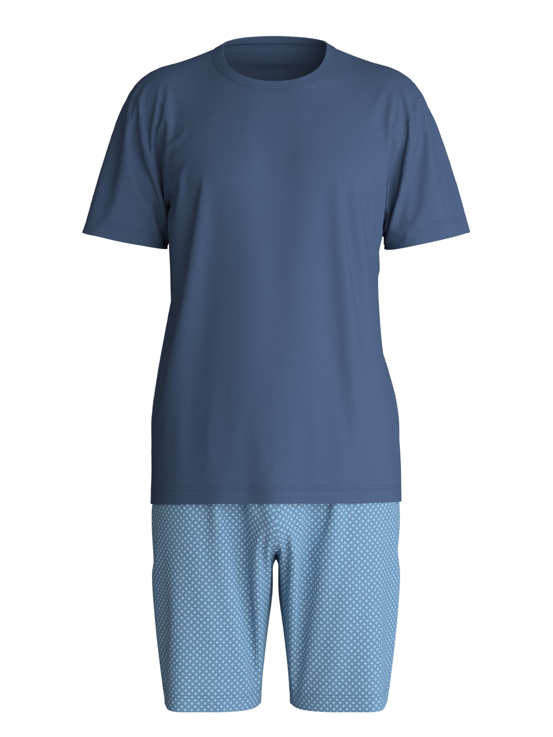 CALIDA Cotton Special Kurz-Pyjama Herren | Schlafanzug aus 100% Baumwolle