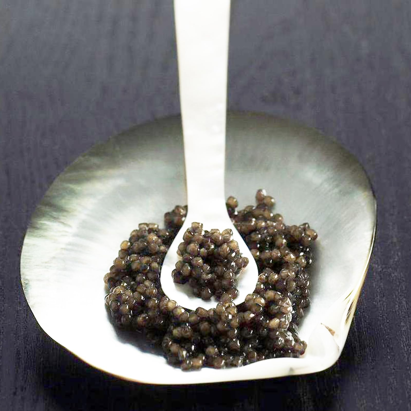Ensemble de service à caviar - Cuillères à caviar - Ensemble de cuillères en nacre avec emballage cadeau - Pour servir des œufs de caviar et des desserts