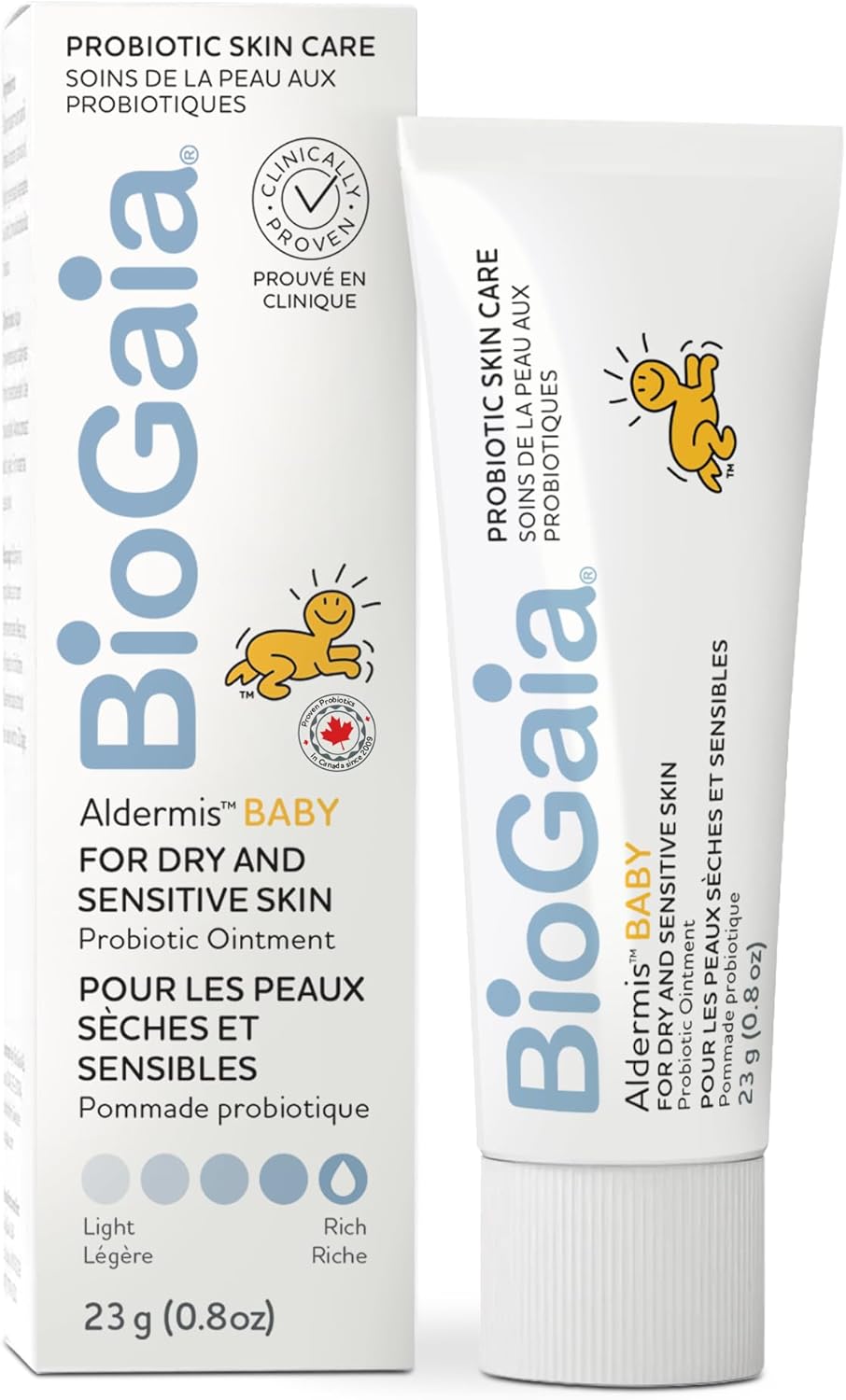BioGaia Aldermis Baby | Shea Butter + Probiotics + Natural Oils for Skincare | Ointment 23g | For dry and sensitive skin BioGaia Aldermis Baby | Shea Butter + Probiotics + Natural Oils for Skincare | Ointment 23g | For dry and sensitive skin