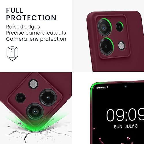 Vista 405 de kwmobile Funda compatible con Xiaomi Redmi Note 11 / Note 11S - Funda protectora de silicona TPU suave y delgada - Azul Báltico Azul (Baltic Blue)