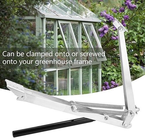 Miniatura 5 de Abridores de ventilación de invernadero, abridor automático de ventanas, abridor de techo de ventilación de invernadero con sensor de energía solar