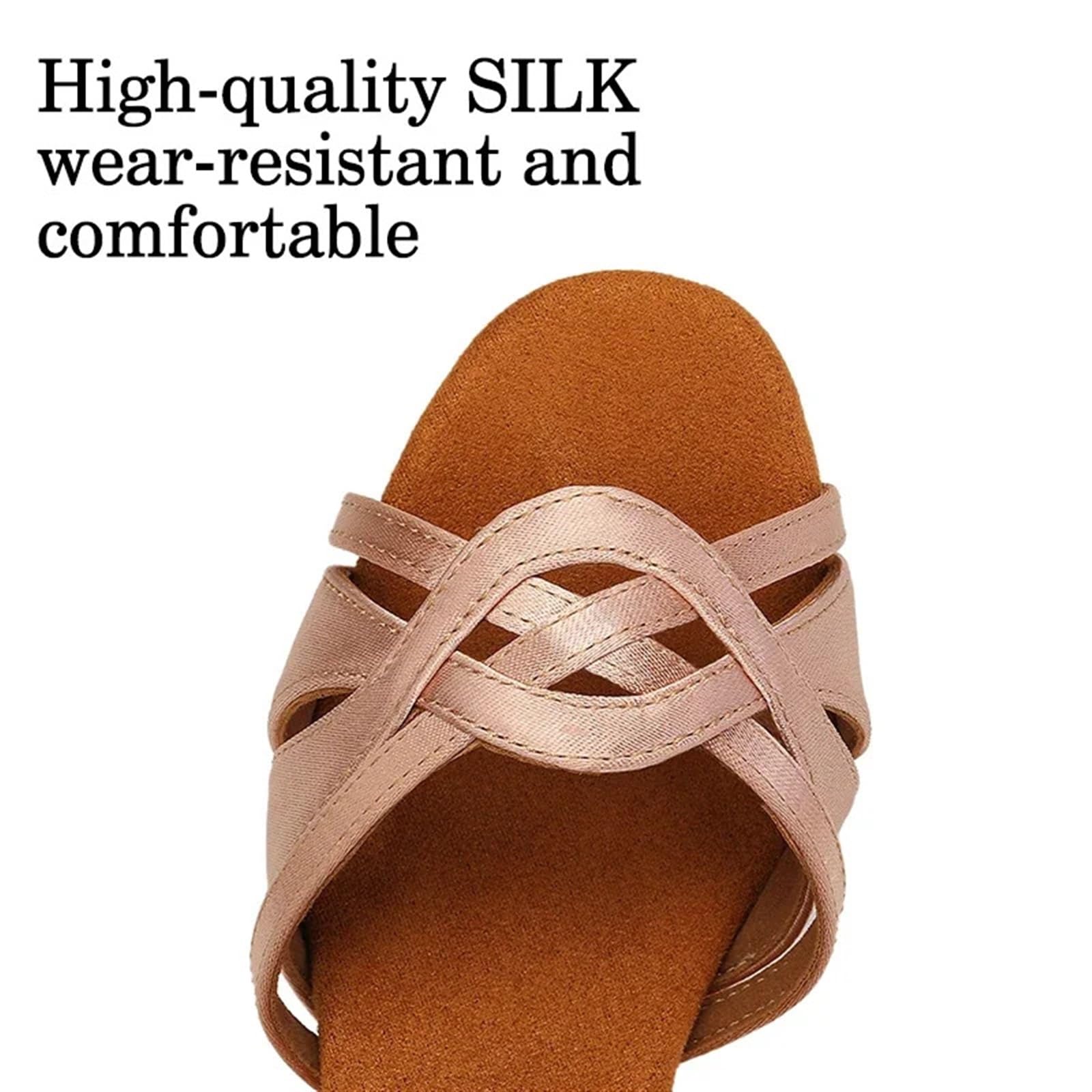 Scarpe Da Ballo Latino Americano Donna Scarpe da ballo for ragazze Scarpe da ballo da sala for bambini Scarpe da ballo for donne Scarpe da ballo for bambini Scarpe latine Sandali da salsa 3,5 cm Per F