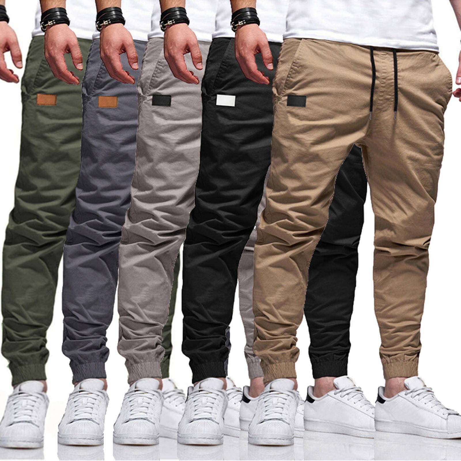 Lot De 2 Pantalons Homme Cotler – Taille 34, Longueur 30 – Couleurs Beige Et Gris – Coupe Classique