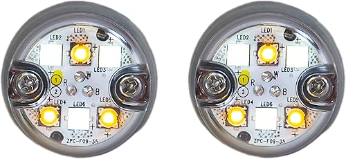 Miniatura 1 de Buyers Products 8891327 Luz estroboscópica ámbartransparente de 6 LED