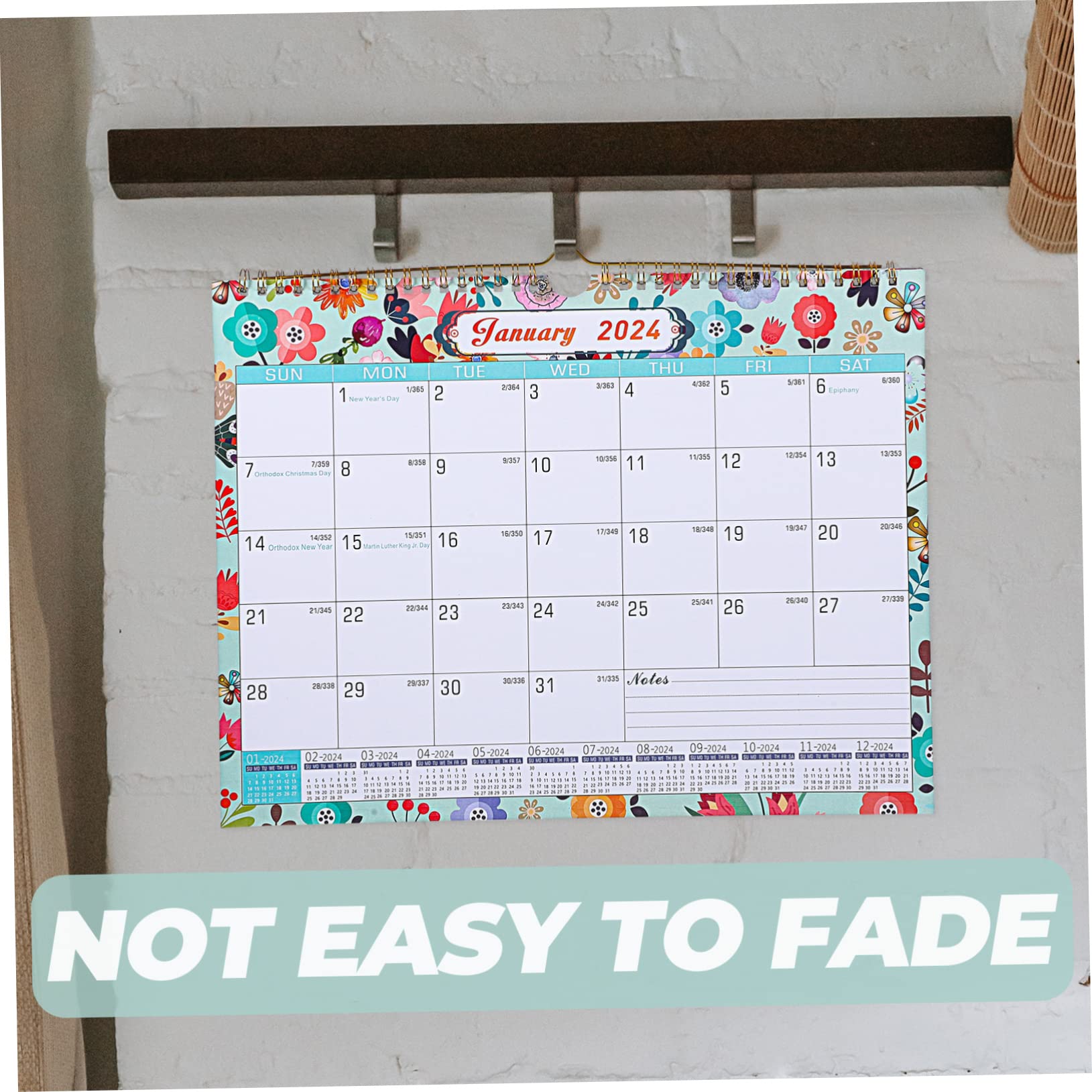 SEWACC 5stücke Wandkalender Monatskalender Für Termine Hängender Kalender Mit Druck Praktischer Planer Für Büro Und Zuhause Monatsübersicht Platzsparend Und Langlebig