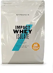 Myprotein Impact Whey Isolate Protein Powder (Caramel, 2.2 Pound (Pack of 1))