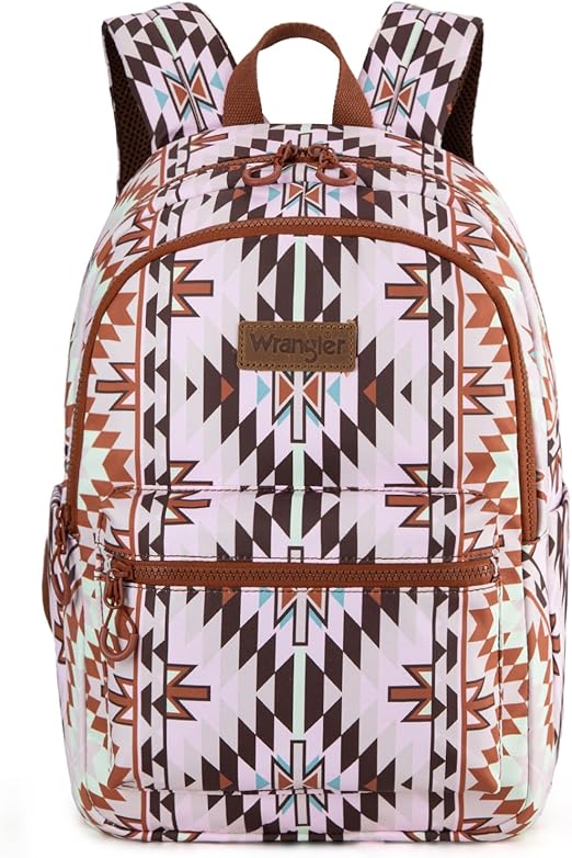 Montana West x Wrangler Aztec Backpack Mommy Daypack Western Travel Bag for Women