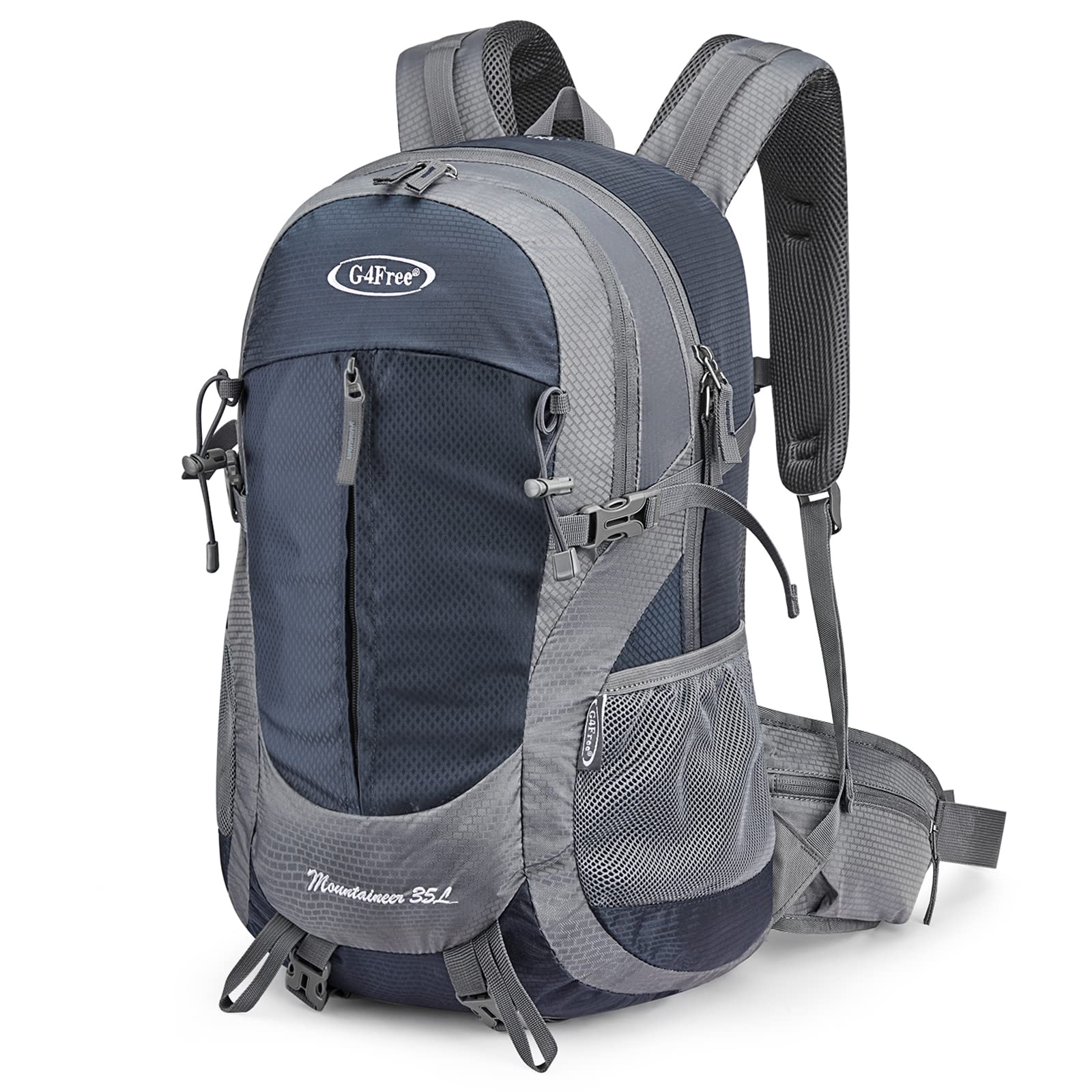 G4Free 35L Waterproof Hiking Backpack Outdoor Rucksack Trekking Daypack for Camping Hiking Backpacking Climbing with Rain Cover