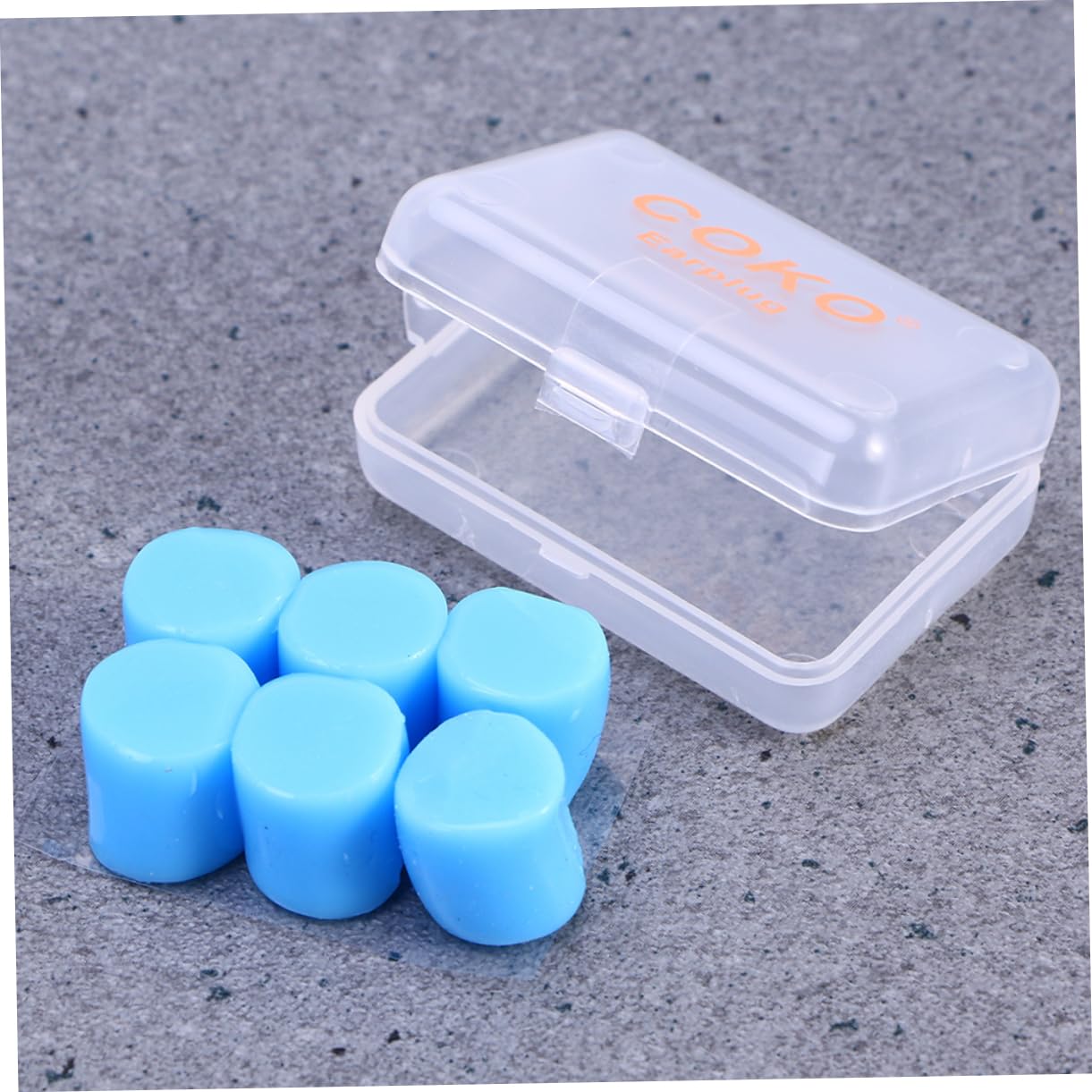 Healifty 6 Boîtes 12 Pièces D'oreille En Silicone Réutilisables Bouchon D'oreille De Natation D'oreille Pour La Réduction Du Bruit Étui Pour Écouteurs Enfant Adulte