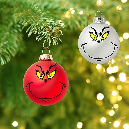 Miniatura 6 de 24 calcomanías de cara de muñeco de nieve para adornos de Navidad, calcomanías de dibujos animados para bolas de Navidad, refrigerador/botellas de