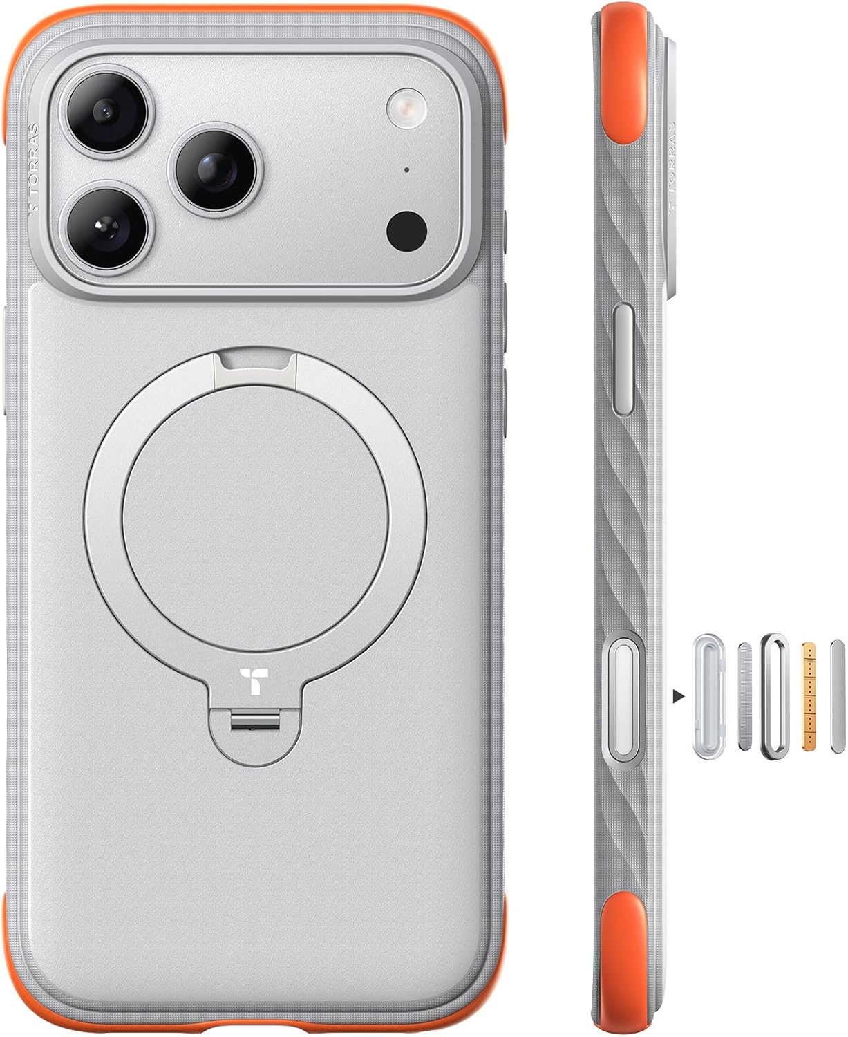 TORRAS Ostand Q3 Rugg für iPhone 17 Pro Hülle