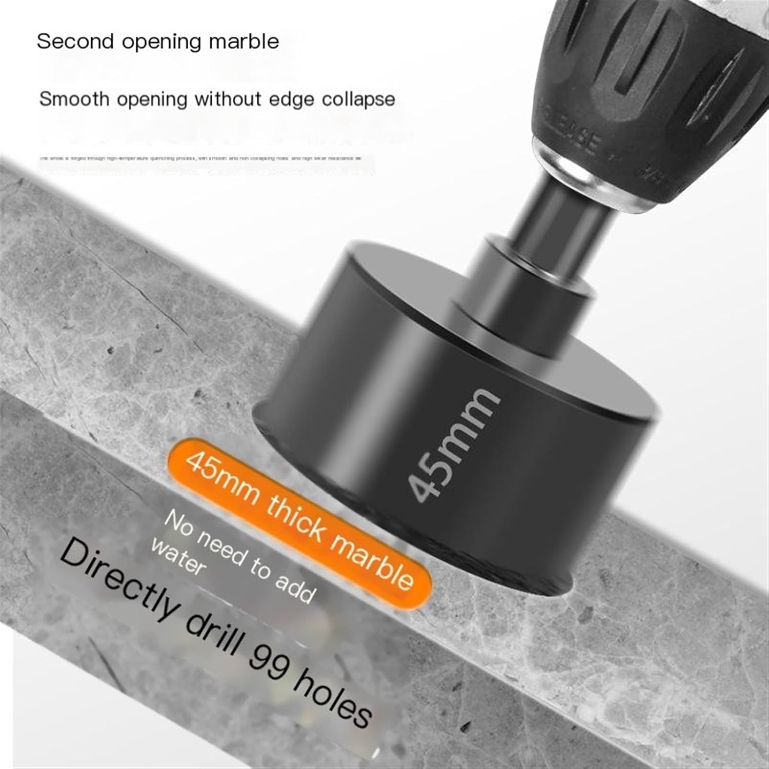 IVYARD Brazed Sawtooth Drill, All-Ceramic vitrified Tile, Marble Hole Opener, Drill bit, Angle Grinder, Electric Drill, Hole Drill (Size : Brazing 28mm)