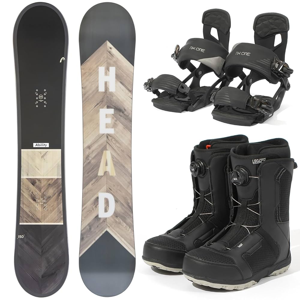 HEAD　スノーボード　3点セット　板　ビンディング　ブーツ Amazon | HEAD(ヘッド) 24-25 メンズ スノーボード 3点セット 板